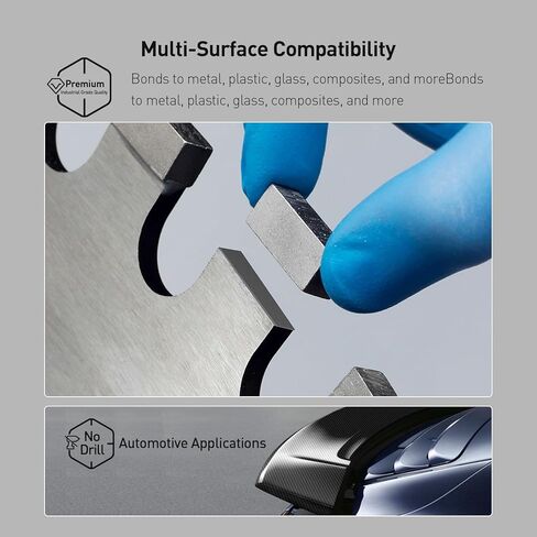 شريط مزدوج الجوانب شديد التحمل مقاس 0.39 بوصة × 16.5 قدم مصنوع من لاصق قوي 3M 4611 يتحمل درجة حرارة 450 درجة فهرنهايت لشريط تثبيت رغوي مقاوم للماء موثوق به لربط الزجاج المعدني للسيارات في المنزل والمكتب in Kuwait