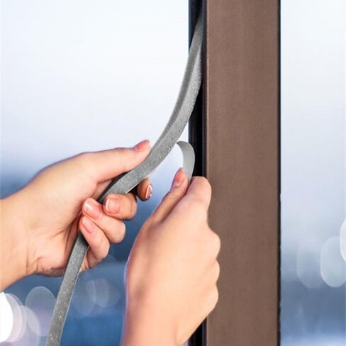 Self-Adhesive Sponge Seal Cuttable Waterproof Soundproof Seal Door Frame Cabinet Wear Protection Tool，1.5cm Width，1 Roll in Saudi Arabia