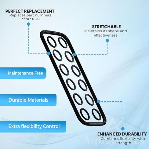 77707-0120 Heater Manifold O-Ring Kit Compatible with All Pentair Mastertemp Heaters - Tube Sheet Coil Sealing Manifold O-Ring Replacement Kit in Kuwait