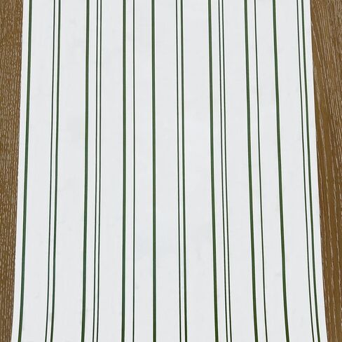 Hester & Cook Pink Gold Striped Table Runner - Disposable Paper Table Runner Roll for Parties or Weddings - American Made in Kuwait