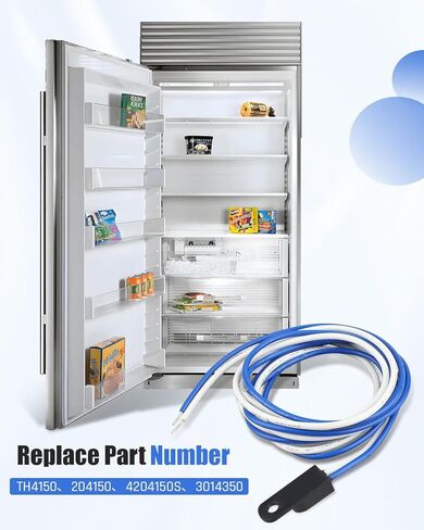 2 قطعة TH4150 ثرمستور الثلاجة مناسب لاستبدال الفريزر تحت الصفر 204150 4204150S 3014350، استبدال مستشعر درجة حرارة الثلاجة in Kuwait