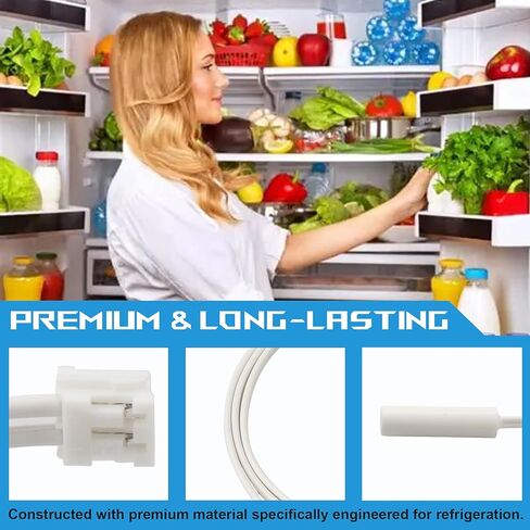 241608401 Energy-Saving Thermistor Replacement, Compatible with Frigidaire/Electrolux Refrigerators (FFHS2611L/2622, FGUS2642, FPUS2698) | Fridge Thermistor & Temperature Sensor in Saudi Arabia