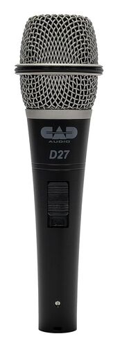 CAD Audio D27 Supercardioid Handheld Dynamic Microphone – QuietTouch On/Off Switch, Neodymium Capsule, Metal Construction in Saudi Arabia