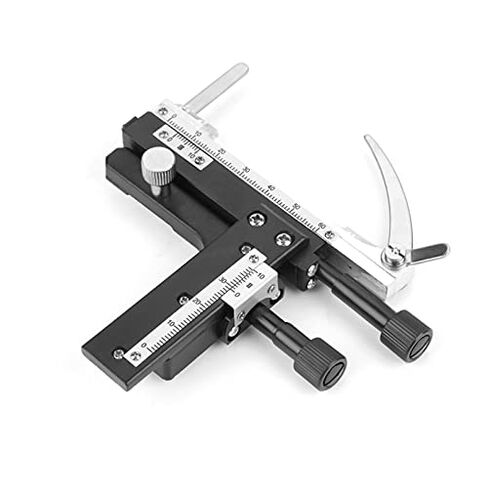 Dioche Microscope Attachable Mechanical Stage – XY Moveable Stage with Precision Scale, Durable Plastic & Metal Construction for Seamless Specimen Navigation in Saudi Arabia