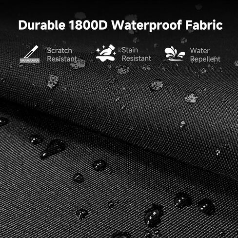 حقيبة جيتار FOOLS Bass مع عجلات قابلة للإزالة، قفل TSA، حقيبة ظهر مبطنة سميكة مقاومة للماء للسفر in Kuwait