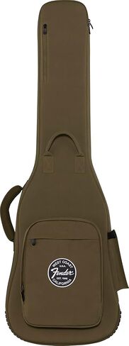 Fender Troubadour Bass Guitar Gig Bag, Padded Guitar Case with Ergonomic Backpack Straps, Weather-Resistant Waxed Canvas with 25mm Padded Protection, Professional Travel Case in Saudi Arabia