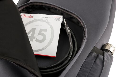 Fender Troubadour Bass Guitar Gig Bag, Padded Guitar Case with Ergonomic Backpack Straps, Weather-Resistant Waxed Canvas with 25mm Padded Protection, Professional Travel Case in Saudi Arabia