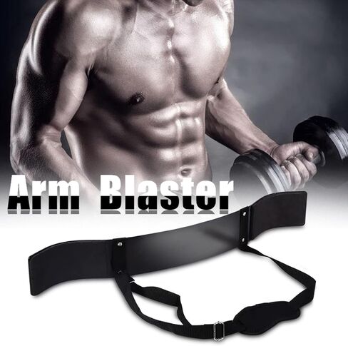 Heavy Duty Black Arm Body Building Curl Isolator Muscle Builder Bar for Bicep and Tricep Exercises Applicable for Fitness Enthusiasts in Saudi Arabia
