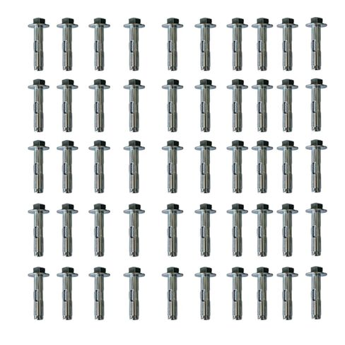 Concrete Sleeve Anchor | 3/8" x 1 7/8" | Hex Nut Head | Zinc Plated (50) in Saudi Arabia