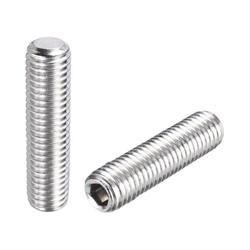 MECCANIXITY 4 Pcs M8-1.25 x 70mm Grub Screws, 304 Stainless Steel Cup Point Allen Head Screws Internal Hex Socket Drive for Bathroom Fixtures Repair Furniture DIY Project in Saudi Arabia