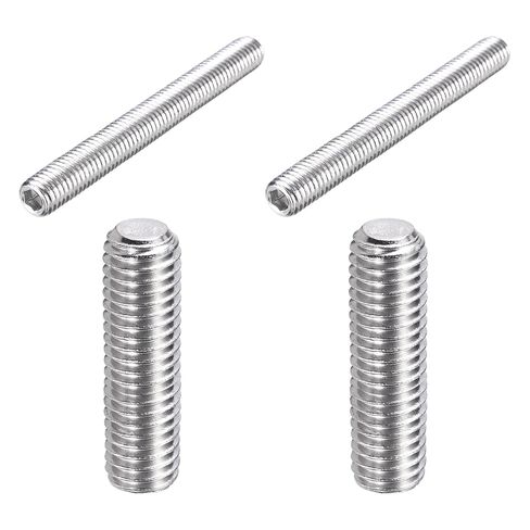 MECCANIXITY 4 Pcs M8-1.25 x 70mm Grub Screws, 304 Stainless Steel Cup Point Allen Head Screws Internal Hex Socket Drive for Bathroom Fixtures Repair Furniture DIY Project in Saudi Arabia