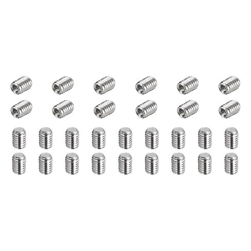 MECCANIXITY 4 Pcs M8-1.25 x 70mm Grub Screws, 304 Stainless Steel Cup Point Allen Head Screws Internal Hex Socket Drive for Bathroom Fixtures Repair Furniture DIY Project in Saudi Arabia