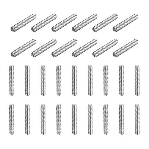 MECCANIXITY 4 Pcs M8-1.25 x 70mm Grub Screws, 304 Stainless Steel Cup Point Allen Head Screws Internal Hex Socket Drive for Bathroom Fixtures Repair Furniture DIY Project in Saudi Arabia