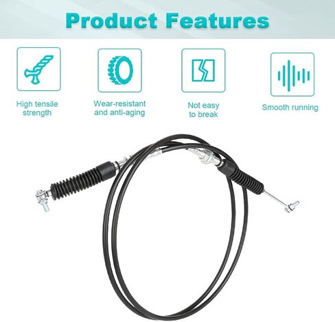Gear Shift Cable Shifter Compatible with Polaris Ranger XP 900 1000 570 500 Ranger HST Diesel ETX XP900 XP1000 2013-2020 Replacement for 7081883 7081849 7082474 in Saudi Arabia