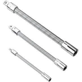 Fafeicy Flexible Socket Extension Cables, Steel Durable Drill Set for Tight Spaces, Suitable for Various Cracks and Corners in Kuwait