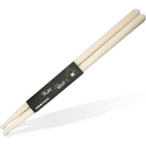 Drum Sticks Kids,5A Drumsticks for Drums,Oval Wood Tip Non-slip(1 Pair) in Kuwait