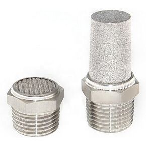 Pneumatic Solenoid Valve Muffler Mute Connector 1/4 Inch PT Threaded Exhaust Connector Muffler 1Pcs(Flat head-02) in Saudi Arabia