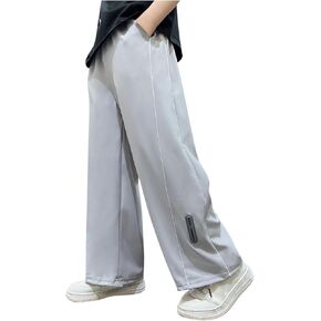 Boys Golf Pants Loose Casual Lightweight School Uniform Pant Elastic Waist Sweatpants Open Bottom with Pockets 2026 in Kuwait