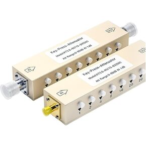 2W 5W 10W Key Press Attenuator Adjustable RF Variable 30dB 60dB 90dB Step 3GHz 50Ohms 1pc(10W SMA 60dB 3G) in Kuwait