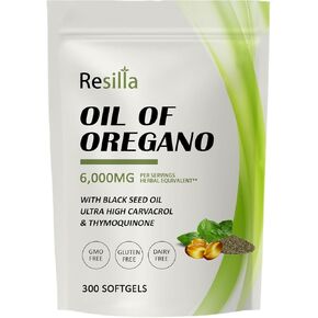 Oil of Oregano with Black Seed Oil - Aceite de Orégano Capsulas,Non-GMO,Gluten Free,Antioxidant & Immune Support (1) in Saudi Arabia