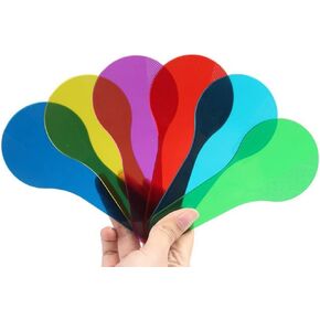 6 قطع من مجاذيف الألوان لتعليم العلوم، لوحات تصفية بصرية شفافة لرسم الألوان والرسم والإدراك in Kuwait