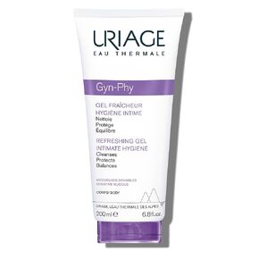 Uriage Gyn-Phy Itimate Wash Refreshing Gel Daily Hygiene For External Itimate Areas, Gently Cleanses & Respects Natural Balance, Foaming Gel, Floral Fragance, Tested Under Gynecological Control in Kuwait