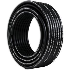 50Ft 3/4 inch Hydraulic Hose, 3110Psi Coiled Hydraulic Line With 2 High-Tensile Steel Wire Braid,Rubber Flexible Oil Hose -20°C to 140°C in Saudi Arabia