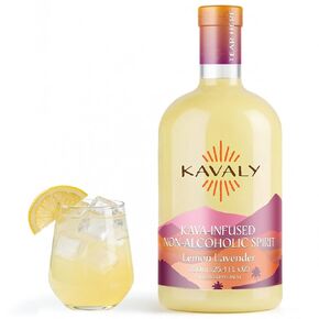 Kavaly Non Alcoholic Kava Drink, Premium Alcohol Free Kava Infused Spirit for Social Rituals and Mocktails, Modern Alcohol Alternative, Lemon Lavender, 750 ml in Saudi Arabia