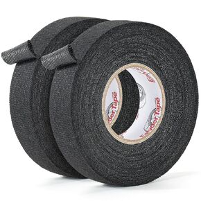 2 Rolls Wire Harness Tape 3/4 Inch x 56 FT, High Temp Wiring Loom Harness Electrical Tape, Self-Adhesive Felt Cloth Wrap for Automotive Engines, Cable Protection and Noise Dampening in Kuwait