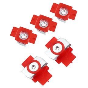 SIHAI 10 قطع 3/8"-16 صواميل قناة Unistrut، صواميل مخروطية من النايلون الدوامة لقناة تبختر أمريكية 1-5/8" والألواح الشمسية وتركيبات مسار الكابلات الكهربائية in Kuwait