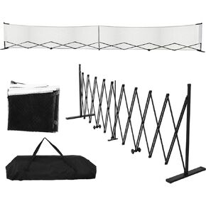 22ft Telescopic Ball Posts with Wheels Portable Ball Net Frames Aluminum Alloy Retractable for Backyards Driveways & Garages in Kuwait