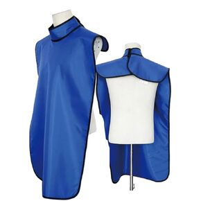 X-Ray Shield Lead Apron, X Ray Dental Lead Vest with Thyroid Shield Collar, Radiation Protection Apron for Dentist Xray Machine Lead Xray Vest, 92x60cm.(0.5 mmpb,X-Large) in Kuwait