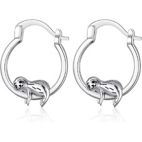 French Bulldog Hoop Earrings Dog huggie Earrings Gifts for Women Girls Hypoallergenic in Kuwait