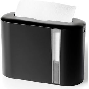 yieach موزع المناشف الورقية بدون لمس للكونترتوب والمنزل والحمام والمطبخ، موزع مناشف ورقية تجارية سوداء متعددة الطيات من أجل Z-fold، مطوي، ثلاثي الطي، منديل، طية C، حامل مناشف يد ثلاثي الطي in Kuwait