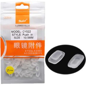 (25 Pair) Silicone Nose pad Soft materil Eyewear Part Push in by dhoptical in Kuwait