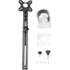 Aluminum Alloy Adjustable Milling Groove Bracket Multifunctional Detachable Base with Circle Cutting Jig for Woodworking in Kuwait