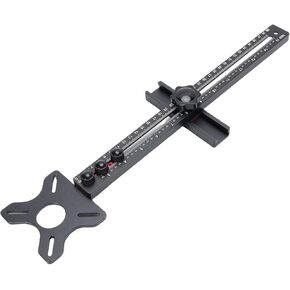 سبائك الألومنيوم طحن الأخدود قوس قطع دائرة متعددة الوظائف للأعمال الخشبية مع تحديد المواقع السريعة والقياس الدقيق قاعدة قابلة للفصل in Kuwait