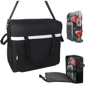 حقيبة حمل متوافقة مع ماكينة سلوشي نينجا سلوشي، حقيبة حمل ماكينة سلاشي المحمولة في الهواء الطلق، حقيبة سفر لصانع المشروبات المجمدة مقاومة للصدمات لـ FS301/FS300، فتحة أمامية ومقابض جانبية in Kuwait