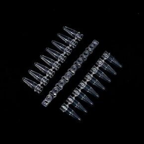 أنابيب PCR - جدار رقيق PCR 0.2 مل مع غطاء مسطح، شريط مكون من 8 أنابيب، خالي من DNase/RNase، حزمة مكونة من 200 قطعة (يشمل الغطاء) in Kuwait