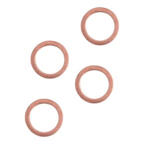 washers, Brass Flat Washer Sealing Rings 20 Pcs 10mm x 14mm 1mm Copper Spacer in Kuwait