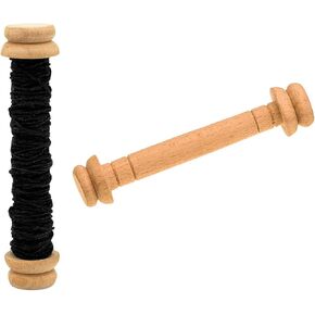 Antique Wooden Spool Thread Reels | Medieval Empty Bobbins Wood Sewing Embroidery Thread Spool Sewing Reels for DIY (Small - Set of 5) in Kuwait