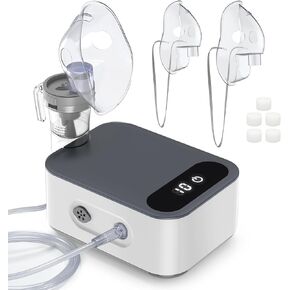 Portable Pet Nebulizer Machine for Dogs & Cats: Featuring Digital Display & Timer Function — Portable Design, Ideal for Home & Travel in Kuwait