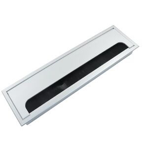 Cable Grommet, 160mm x 80mm Rectangle Hole Cover for Desk Organizers, Black Desk Grommet Hole Cover for Computer Desk Table in Kuwait