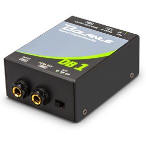 Bolanle Passive 2-Channel Direct Box Stereo DI for Guitar, Bass & Synths Hum Eliminator, Ground Loop Noise Reducer, Reamp Function XLR Balanced Output for Studio & Live Performance in Kuwait