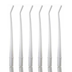 Medium Vented 1/8" Diam. Universal Disposable Latex Free Surgical Aspirator Suction Tips. White. 100 Pcs in Saudi Arabia