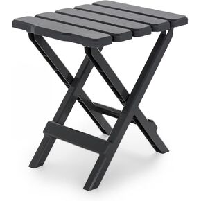 Portable Folding Table, Charcoal Color, Compact Design in Saudi Arabia