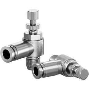 304 stainless steel pneumatic tracheal joint speed regulating one-way flow-limiting cylinder throttle valve SL6-01/8-02/10-03(Stainlesssteelsl6-m5) in Kuwait