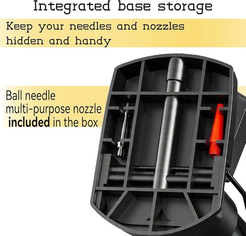 Portable Foot Bike Pump - Lightweight 1.5lb Bicycle Air Pump, High Pressure Floor Pump with Presta & Schrader Valves, Compact Foot Inflator for Road, Mountain Bikes, E-Bikes & Sports Balls in Kuwait