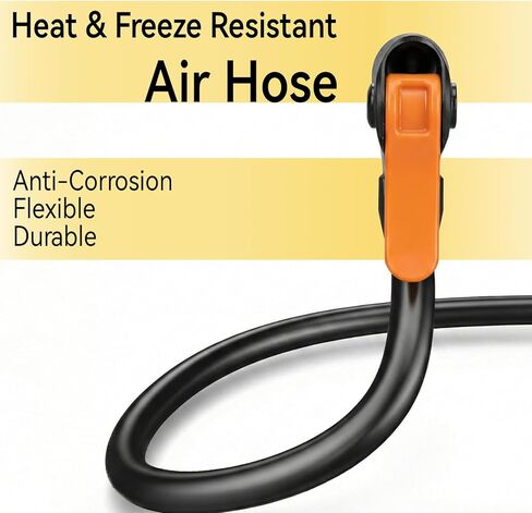 Portable Foot Bike Pump - Lightweight 1.5lb Bicycle Air Pump, High Pressure Floor Pump with Presta & Schrader Valves, Compact Foot Inflator for Road, Mountain Bikes, E-Bikes & Sports Balls in Kuwait