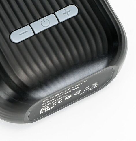 Hycline Mini Electric Bike Pump: 30s Fast Inflate 150 PSI High Pressure Gauge with Presta & Schrader Valve - Bicycle Tire Pump for Bikes Motorcycles Balls - Auto‑Stop Rechargeable Portable Air Pump in Kuwait